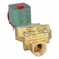 REDHAT Solenoid Valve: 2-Way, Normally Closed, 3/4 in Pipe Size, 110V AC/120V AC, Slow-Closing (MPN 8221G005)