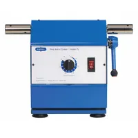 This wrist action shaker provides a speed range of 0 to 385 RPM for gentle agitation of samples in flasks or bottles. It includes a standard power cord and plug. Commonly used in laboratories for mixing, blending, and extraction procedures