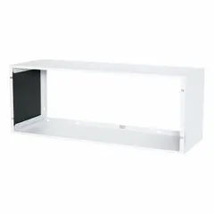 Metal wall sleeve designed for through-wall installation of packaged terminal air conditioners. Provides structural support and a sealed passage for the unit. Commonly used in commercial and residential buildings where a through-wall HVAC system is required.