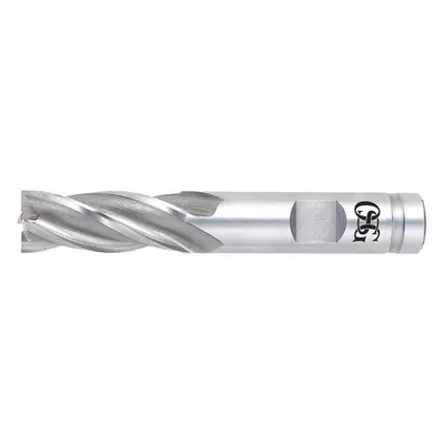 OSG Square End Mill: High Speed Steel, 6 Flute, 25/32" Mill Dia, 1-7/8" LOC - General Purpose High-Speed Steel Square End Mills