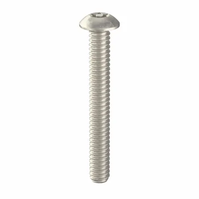 TAMPER-PRUF SCREW Tamper Resistant Screw: #10-24 Thread Size, 1 1/2 in Lg, Stainless Steel - Button Head Tamper-Resistant Machine Screws