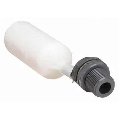 KERICK Float Valve Assembly: For Water Media, Angle Valve Body, Cylindrical, Bulkhead - General Service Float Valve Assemblies