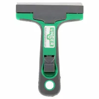 UNGER Scraper: Bld. Mat. Carbon Steel, Hdl. Mat. Rubber, Stiff, 5 in Overall Lg (MPN STMAX)