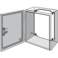HOFFMAN Panel: Back Panel Panel, 8.31 in Overall Ht, 22.87 in Overall Wd, Steel, Powder Coated (MPN LP2360)