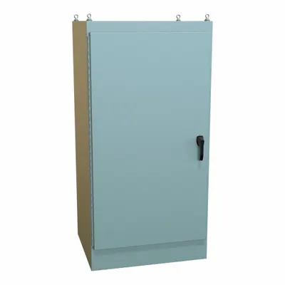 HAMMOND Electrical Enclosure: Steel, 72 in x 36 in x 30 in, NEMA 12, Solid Cover - Steel Dust-Tight Enclosures