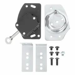 This switch assembly is designed for use in dewatering and wastewater pumps to control pump operation. It includes mounting hardware for secure installation. Suitable for applications such as construction site dewatering, municipal wastewater handling, and mining operations.