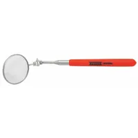 PROTO Inspection Mirror: 2 1/4 in Dia Mirror Size, Mirr. Mat. Steel, Mirr. Shp. Round (MPN J2372XL)
