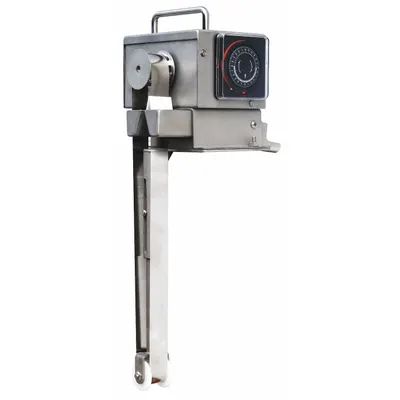 ABANAKI Oil Skimmer: Belt, 1 gph, 24 in Reach, Stainless Steel Housing - Belt Oil Skimmers