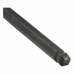 Ball end hex screwdriver with 5/32 in tip size and 8 3/4 in overall length. Made of alloy steel with a long shaft. Used for driving hex socket screws at an angle, suitable for accessing fasteners in confined spaces during assembly and maintenance tasks.