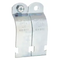 Rigid Conduit Clamp: Galvanized Steel, For 1/2 in Pipe, For 13/16 in Max. OD (MPN 2400326027)