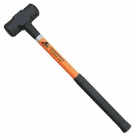 LEATHERHEAD TOOLS Double Face Sledge Hammer: Sledge Hammer, Sledge, 24 in Handle Lg, Round (MPN SLO-8-24)