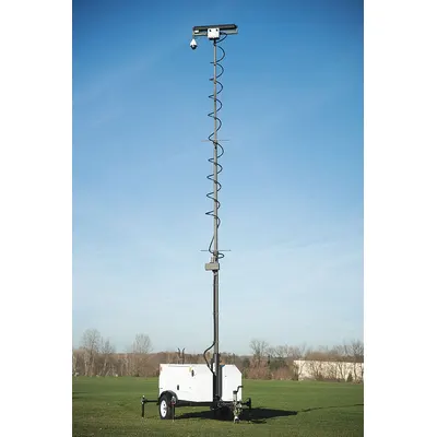 COMMANDER 3400 Surveillance Trailer: Surveillance Trailer, 7 ft Collapsed Ht - Portable Mounted Video Surveillance Systems