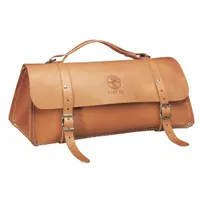 KLEIN TOOLS Tool Bag: 24 in W x 8 in D x 8 in H, Brown, Leather, 0 Pockets, 0 Inside Pockets (MPN 5108-24)