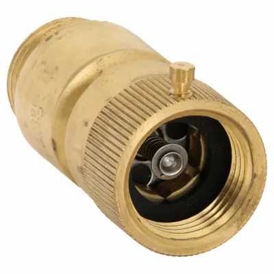 APOLLO Dual Check Hose Connect. Vacuum Breaker: Female GHT x Male GHT, For Water Media - Dual Check Hose Bibb Vacuum Breakers