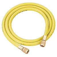 YELLOW JACKET Hose: 5 ft Lg, 0° Angle, Yellow, Rubber, Single Hose, Ball Valve (MPN 29060)