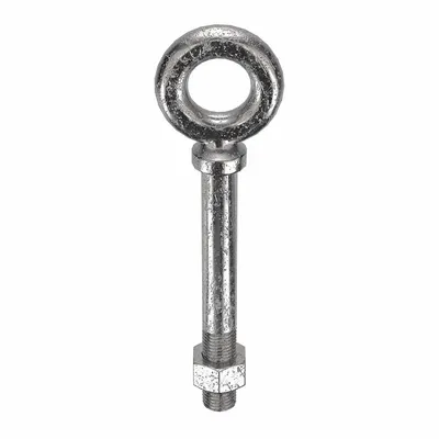 KEN FORGING Machinery Eye Bolt: With Shoulder, 316, Stainless Steel, Plain, 7/8"-9 Thread Size - Machinery Eye Bolts with Shoulder