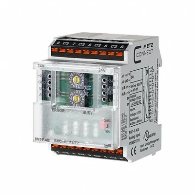 METZ CONNECT MSTP Module: C-Logline, BACnet MS/TP, DIN Rail Mounting, 1108821370 - Modules for Metz Connect Controllers