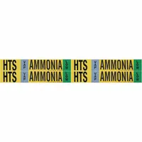 Pipe Marker: HTS, VAP, Low, Fits 3/4 to 2 3/8 in Pipe O.D., 4 Pipe Markers, Without (MPN 90431)