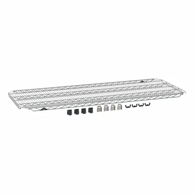 METRO EZ-Add Wire Shelf,Silver,Steel (MPN EZA-2460NC) - Wire Shelves for Dry Use