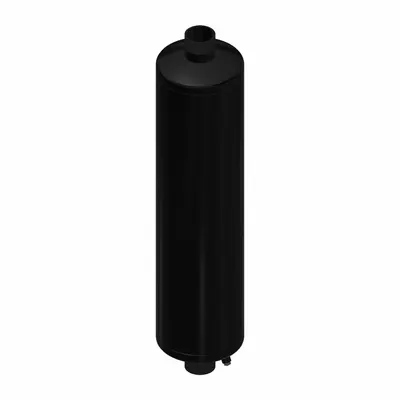 SOLBERG Discharge Silencer: Straight Through, 3 in NPT Inlet, 3 in NPI Outlet - Positive Displacement Blower Silencers