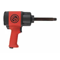 CHICAGO PNEUMATIC Air Impact Wrench: Compact, 3/4 in Drive, Pistol-Grip, Square, Extended (MPN CP7763-6)