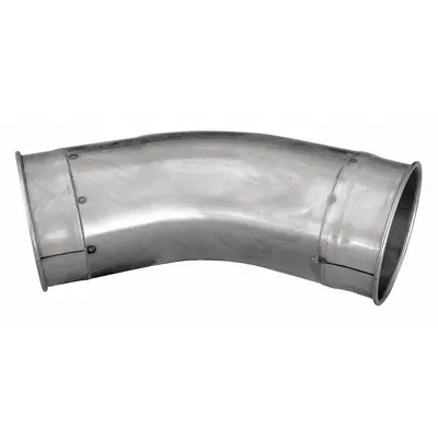 NORDFAB 30 Degree Elbow: Stainless Steel, For 4 in Duct Dia, 7 3/4 in Overall Lg - Elbows