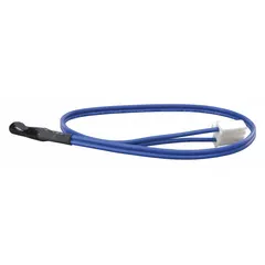 Thermistor for temperature sensing in HVACR systems. Used as a replacement component in thermostats, switches, and controls for heating, ventilation, air conditioning, and refrigeration equipment.