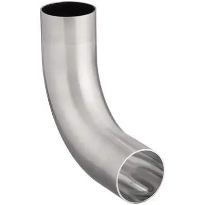 MAXPURE Sanitary Fitting Elbow: 88° Elbow, 3 in OD x 3 in OD Size, Weld, 316L Stainless Steel - 316 Stainless Steel Sanitary Tube Fittings