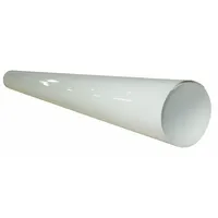 Pipe Insulation Jacketing: PVC Jacket, For Straight Runs Fitting, For 5 in Max OD, White (MPN 36660)