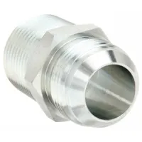 Hydraulic Hose Adapter: 3/4 in x 3/4 in Fitting Size, Male x Male, NPTF x JIC, Rigid, Straight (MPN C5205X12)