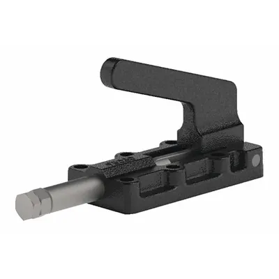 DE-STA-CO Straight-Line Action Clamp: Flange Base Mounting, Std Horizontal Handle - Standard Straight-Line Toggle Clamps
