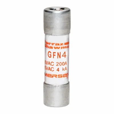 MERSEN Fuse: GFN Series, Midget, Time-Delay, 4 A, 250 V AC, 13/32 in x 1 1/2 in - Time-Delay Cylindrical Fuses