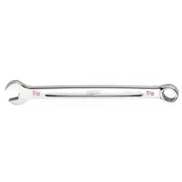 MILWAUKEE Combination Wrench: Chrome Vanadium Steel, Chrome, 7/16 in Head Size, 6 1/2 in Overall Lg (MPN 45-96-9414)