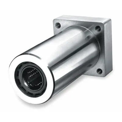 THOMSON Linear Pillow Block Bearing: Twin, Super Smart, 1 1/2 in ID - Twin Square-Flanged Linear Ball Bearings