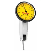 STARRETT Horizontal Dial Test Indicator: 0 mm to 0.2 mm, Horizontal, Metric, 0.002mm (MPN 3808MA)
