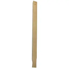 Replacement handle for wheelbarrows, designed to restore functionality when original handles are worn or broken. Suitable for manual transport of loads in construction, landscaping, agriculture, and general material handling tasks.