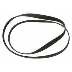 OEM replacement drive belt for Whirlpool washing machines and dryers. Transfers power from the motor to the drum to enable proper rotation during wash and dry cycles.