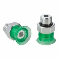 SCHMALZ Vacuum Pad Assembly: G1/8 in, 23.3 mm Pad Dia, Elastodur ED, Green, 17 mm Pad Ht, 65 A, SPF (MPN 10.01.01.13240)