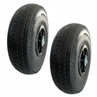 MARATHON Caster Wheels: 10 in Wheel Dia., 2 13/16 in Wheel Wd, Polyurethane, 2 1/8 in Hub Lg, 1 PR (MPN 02370)