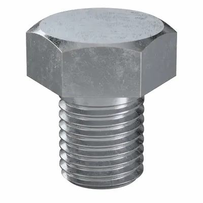 LINDSTROM Hex Head Cap Screw: Steel, Class 8.8, Zinc Plated, M16, Metric, 20 mm lg - Class 8.8 Steel Hex Head Cap Screws