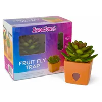 ZENDOZONES Fruit Fly Trap: For Use On Flying Insects, Bait Box Trap, Indoor/Outdoor Use (MPN 1820-SS)
