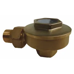 Brass straight-thru thermostatic steam trap with 3/4 in FNPT inlet and 1,800 lb/hr condensate capacity. No strainer included. Designed to discharge condensate and air from steam lines while preventing steam loss in industrial steam distribution, process heating, and tracer line applications.