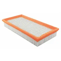 Rectangular panel engine air filter with an overall length of 10 3/4 inches. Designed for use in Audi light duty trucks. Traps airborne contaminants to protect the engine and maintain clean airflow for combustion