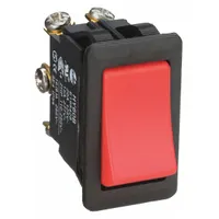 APPROVED VENDOR Rocker Switch: Series HY60, 3 Positions, DPDT, On/Off/On, 2 hp
