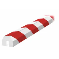 Edge Guard: Polyurethane Foam, Pentagon Shape, 197 in Overall Lg, 0.6 in Overall Thick, Red/White (MPN 60-6820-2)