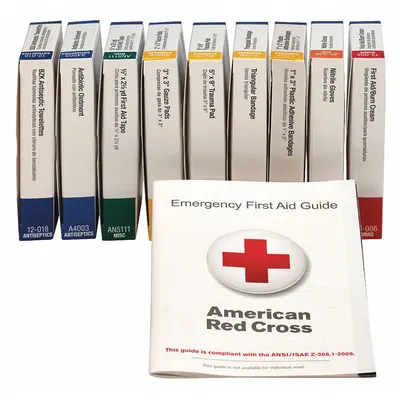 FIRST AID ONLY Complete Refill or Kit: 65 Components, 10 People Served - Complete First Aid Kit Refills