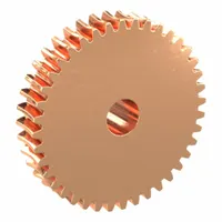 Worm Wheel: Reduction Ratio 40, Module m 1.5, Right Hand, 20° Pressure Angle, Bronze (MPN BG1.5-40R1)