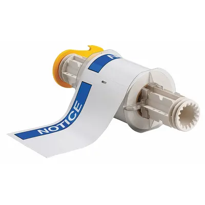 BRADY Pre-Cut Label Stock Roll: Notice, NOTICE Header, 4 in x 6 in, 6 in x 4 in - Brady Notice Precut Label Rolls