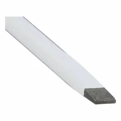 Slotted cabinet-tip screwdriver with a 10 in overall length. Designed for turning slotted screws in cabinet assembly, electrical work, and general maintenance. The long length provides reach in confined spaces.