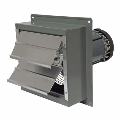 CANARM Shutter Mounted Hazardous Location Exhaust Fan: 8 in Blade, 1 Speed, 1/3 hp - Hazardous Location Shutter-Mount Exhaust Fans